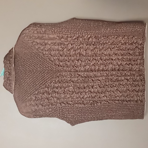 Ubu Full Zip Paisley and Brown Reversible Soft Vest XL - Picture 8 of 10